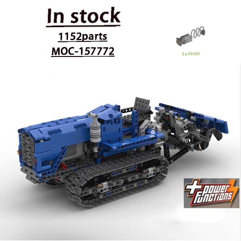 Urban Farming Agriculture - MOC-157772 Model Blok Bangunan Traktor Perayap