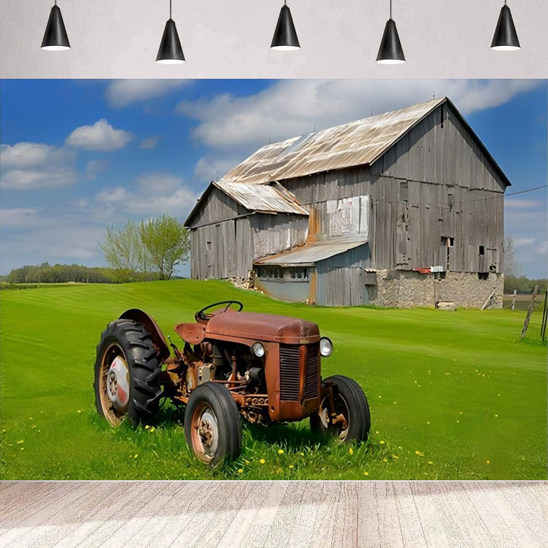 Agriculture Farming School - Latar Belakang Fotografi Lahan Pertanian Hijau