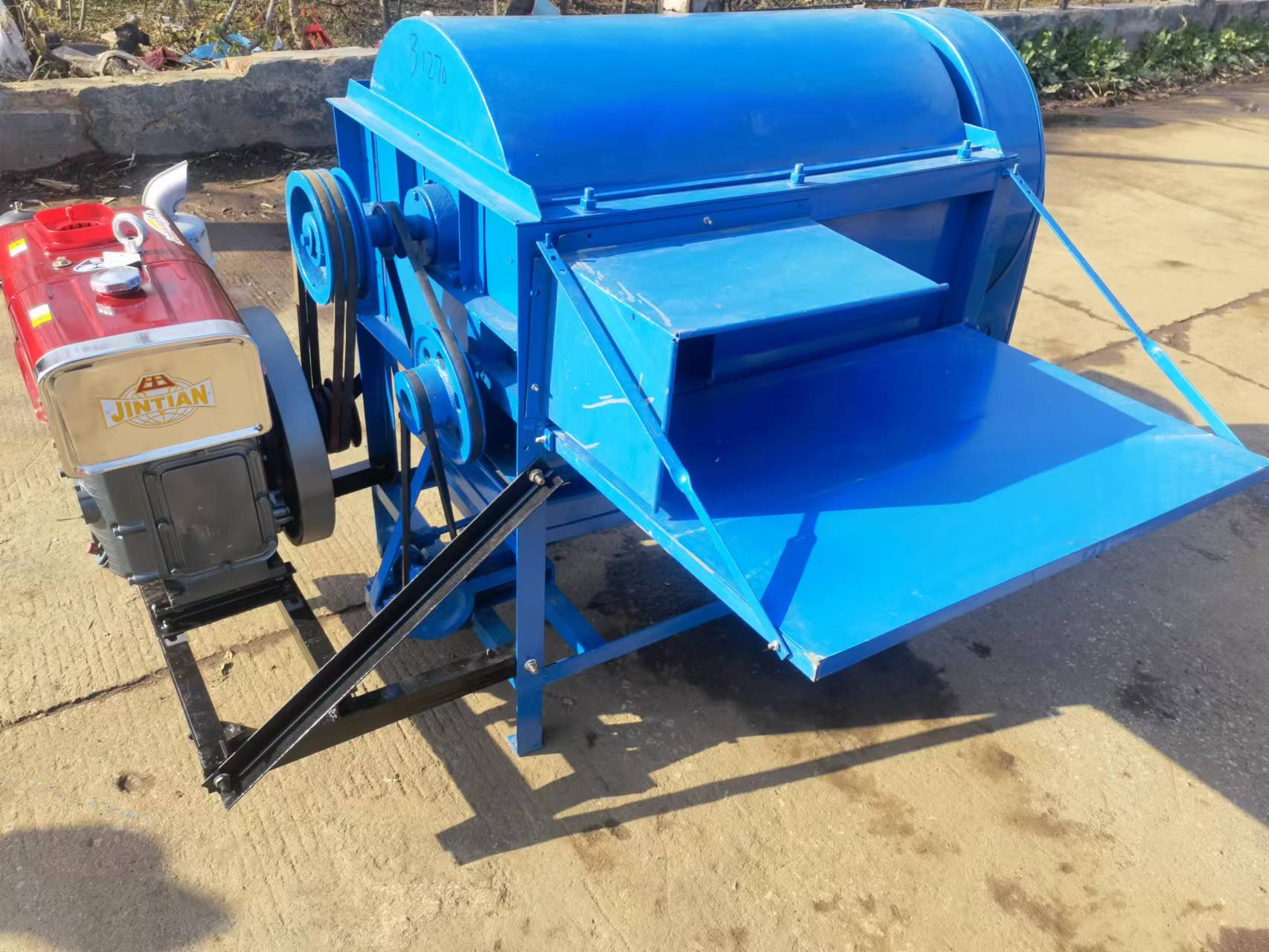 Rice Thresher Machine - Mesin Perontok Padi Multifungsi Diesel Mobile