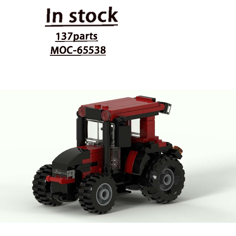 Urban Farming Agriculture - MOC-65538 Model Blok Bangunan Traktor Retro