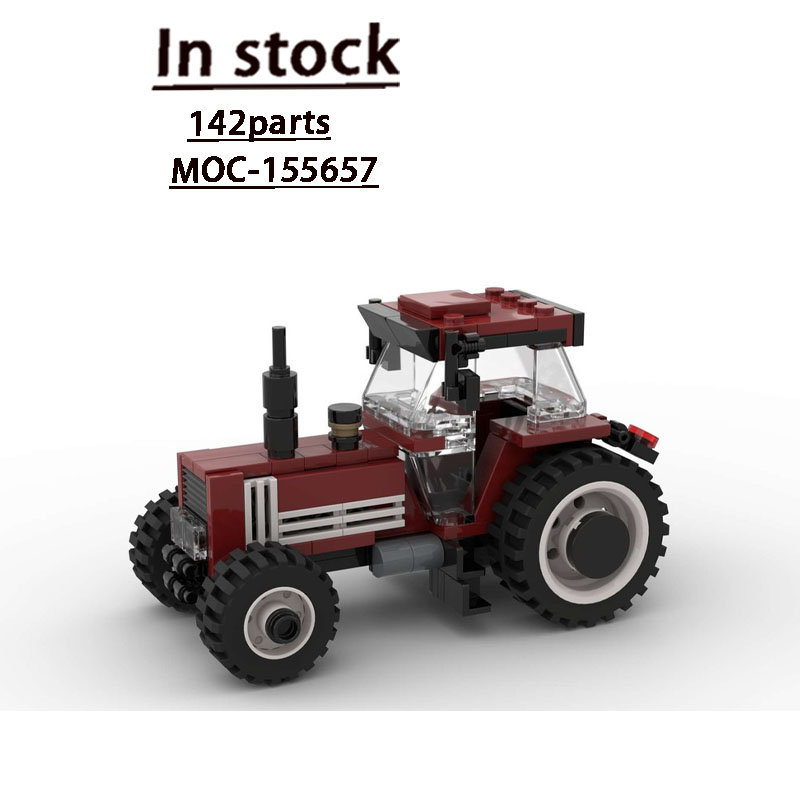 Urban Farming Agriculture - MOC-155657 Model Blok Bangunan Traktor Retro